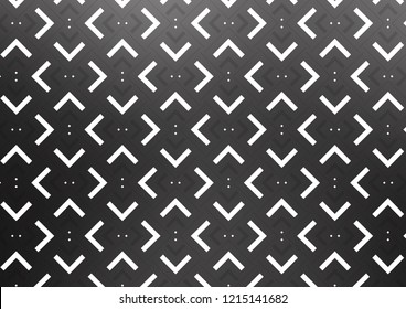 Dark Silver, Gray vector background with straight lines. Lines on blurred abstract background with gradient. The pattern can be used for busines ad, booklets, leaflets