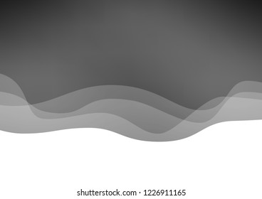 Dark Silver, Gray vector background with bubble shapes. Colorful illustration in abstract marble style with gradient. The elegant pattern for brand book.