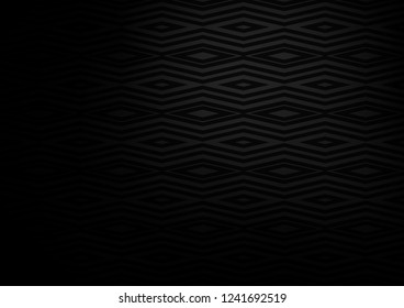 Dark Silver, Gray vector background with lines, rhombuses. Colorful decorative design in simple style with lines, rhombuses. Pattern for ads, posters, banners.