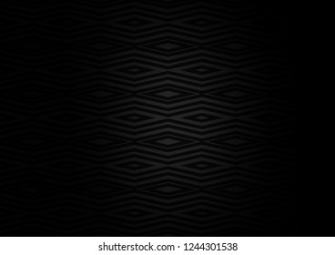 Dark Silver, Gray vector background with lines, rhombuses. Glitter abstract illustration with colorful lines, rhombuses. Pattern for business booklets, leaflets.