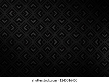 Dark Silver, Gray vector background with lines, rhombuses. Colorful decorative design in simple style with lines, rhombuses. Smart design for your business advert.