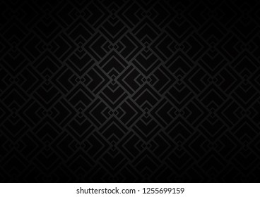 Dark Silver, Gray vector background with straight lines. Blurred decorative design in simple style with lines. Pattern for websites, landing pages.