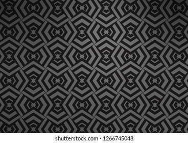 Dark Silver, Gray vector background with straight lines. Modern geometrical abstract illustration with staves. Pattern for ads, posters, banners.