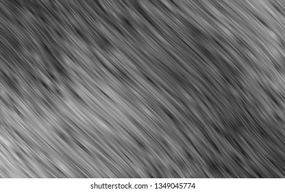 Dark Silver, Gray vector background with bent ribbons. A sample with blurred bubble shapes. The elegant pattern for brand book.