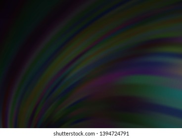 Dark Silver, Gray vector background with bubble shapes. A completely new color illustration in marble style. Marble style for your business design.