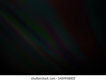 Dark Silver, Gray vector background with abstract lines. Modern gradient abstract illustration with bandy lines. The best blurred design for your business.