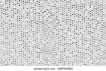 Dark Silver, Gray vector background with bubbles. Illustration with set of shining colorful abstract circles. Pattern of water, rain drops.