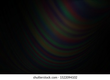 Dark Silver, Gray vector background with bent lines. Colorful illustration in abstract marble style with gradient. Marble style for your business design.