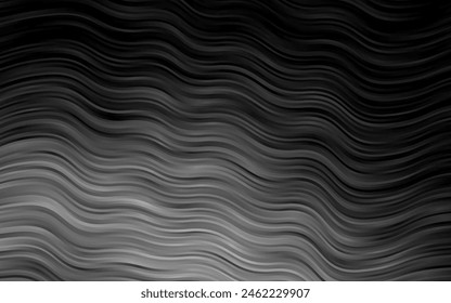 Dark Silver, Gray vector background with bubble shapes. Blurred geometric sample with gradient bubbles.  New composition for your brand book.