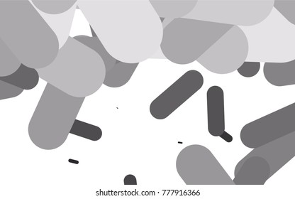 Dark Silver, Gray vector background with straight lines. Glitter abstract illustration with colored sticks. Best design for your ad, poster, banner.