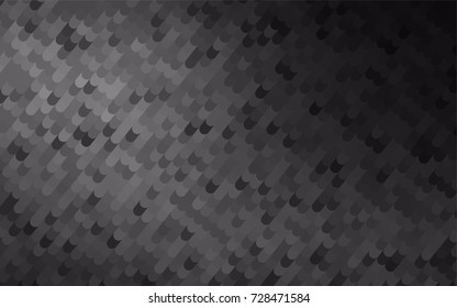 Dark Silver, Gray vector bandy background. Glitter abstract illustration with wry lines. Brand-new design for your business.