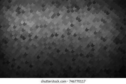 Dark Silver, Gray vector bandy background. Creative illustration in halftone arched style with gradient. The template can be used as a background for cell phones.