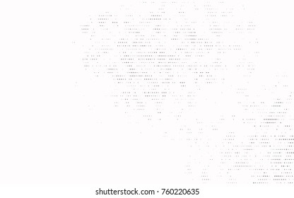 Dark Silver, Gray vector banner with circles, spheres. Abstract spots. Background of Art bubbles in halftone style with colored gradient.