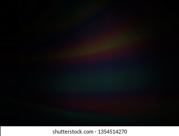 Dark Silver, Gray vector blur pattern. Colorful illustration in blurry style with gradient. The template can be used for your brand book.