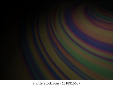 Dark Silver, Gray vector blur pattern. Creative illustration in halftone style with gradient. The template for backgrounds of cell phones.