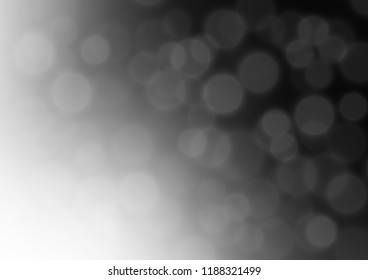 Dark Silver, Gray vector blurred bright background. Modern geometrical abstract illustration with gradient. A completely new template for your design.