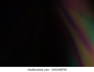 Dark Silver, Gray vector blurred shine abstract pattern. Colorful abstract illustration with gradient. The best blurred design for your business.