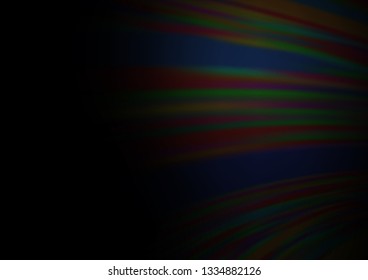 Dark Silver, Gray vector blurred shine abstract pattern. Modern geometrical abstract illustration with gradient. The template for backgrounds of cell phones.