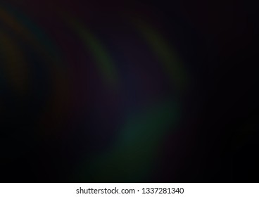 Dark Silver, Gray vector blurred and colored background. Modern geometrical abstract illustration with gradient. The blurred design can be used for your web site.