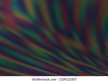 Dark Silver, Gray vector blurred bright template. Shining colorful illustration in a Brand new style. A new texture for your design.