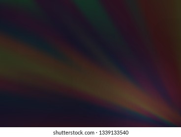 Dark Silver, Gray vector blurred and colored template. Modern geometrical abstract illustration with gradient. A completely new template for your design.