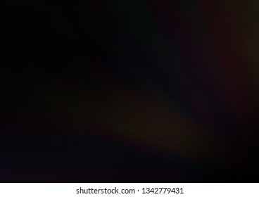 Dark Silver, Gray vector blurred shine abstract template. Colorful abstract illustration with gradient. The template can be used for your brand book.