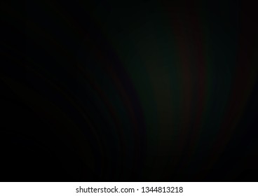 Dark Silver, Gray vector blurred shine abstract template. A completely new color illustration in a bokeh style. The elegant pattern for brand book.