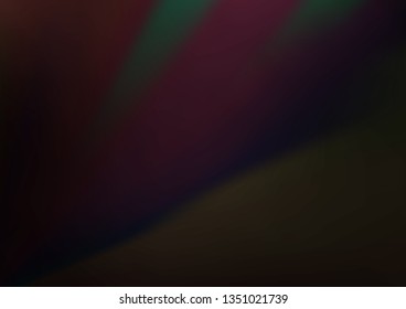 Dark Silver, Gray vector blurred shine abstract template. Colorful abstract illustration with gradient. The blurred design can be used for your web site.