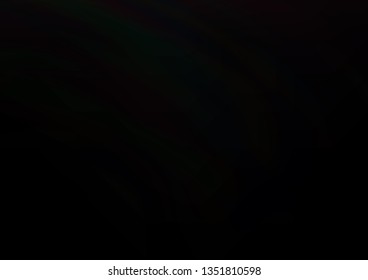 Dark Silver, Gray vector blurred bright template. Creative illustration in halftone style with gradient. A new texture for your design.