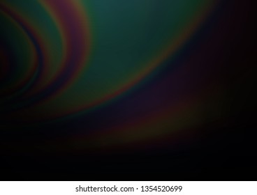 Dark Silver, Gray vector blurred shine abstract background. Colorful illustration in blurry style with gradient. A completely new design for your business.