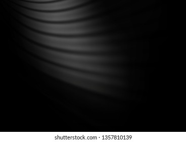 Dark Silver, Gray vector blurred background. Colorful illustration in abstract style with gradient. The template can be used for your brand book.