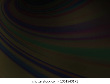 Dark Silver, Gray vector blurred shine abstract background. A vague abstract illustration with gradient. A completely new design for your business.