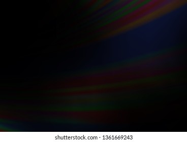 Dark Silver, Gray vector blurred background. Colorful illustration in abstract style with gradient. Brand new style for your business design.