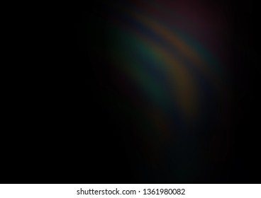 Dark Silver, Gray vector blurred bright background. Colorful illustration in abstract style with gradient. The elegant pattern for brand book.