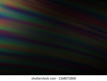 Dark Silver, Gray vector blurred and colored background. Creative illustration in halftone style with gradient. The template for backgrounds of cell phones.