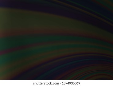 Dark Silver, Gray vector blurred bright pattern. Glitter abstract illustration with an elegant design. The elegant pattern for brand book.