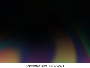 Dark Silver, Gray vector blurred and colored background. Creative illustration in halftone style with gradient. Brand new design for your business.