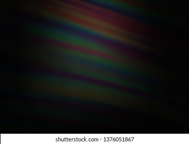 Dark Silver, Gray vector blurred bright template. Modern geometrical abstract illustration with gradient. The blurred design can be used for your web site.