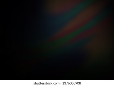 Dark Silver, Gray vector blurred background. Glitter abstract illustration with an elegant design. The template can be used for your brand book.
