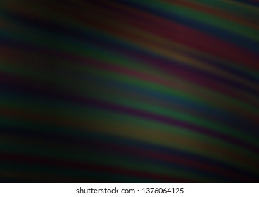 Dark Silver, Gray vector blurred and colored template. Creative illustration in halftone style with gradient. A new texture for your design.