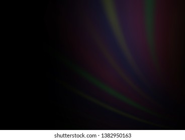 Dark Silver, Gray vector blurred shine abstract template. Colorful abstract illustration with gradient. The blurred design can be used for your web site.
