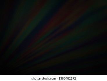 Dark Silver, Gray vector blurred shine abstract template. An elegant bright illustration with gradient. A completely new design for your business.