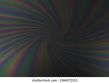 Dark Silver, Gray vector blurred and colored background. Glitter abstract illustration with an elegant design. A completely new template for your design.