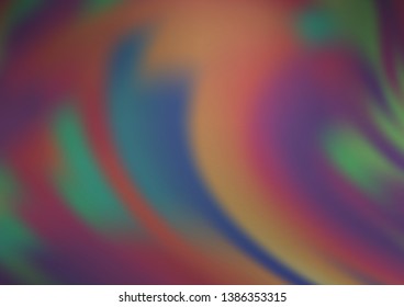 Dark Silver, Gray vector blurred shine abstract background. A vague abstract illustration with gradient. The background for your creative designs.