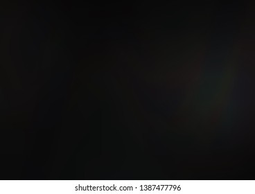 Dark Silver, Gray vector blurred shine abstract background. A completely new color illustration in a bokeh style. A completely new template for your design.