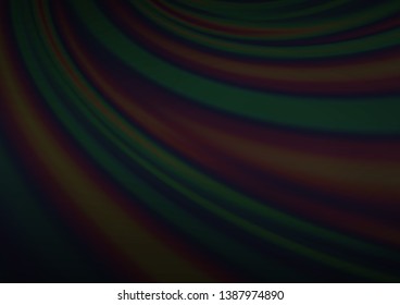 Dark Silver, Gray vector blurred background. Colorful abstract illustration with gradient. A completely new design for your business.