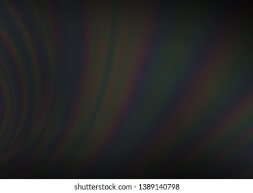 Dark Silver, Gray vector blurred shine abstract template. Shining colorful illustration in a Brand new style. The elegant pattern for brand book.
