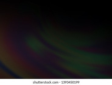 Dark Silver, Gray vector blurred background. Shining colorful illustration in a Brand new style. A completely new template for your design.