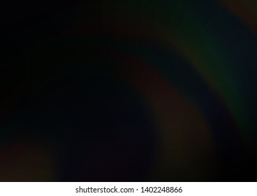 Dark Silver, Gray vector blurred and colored background. Colorful illustration in blurry style with gradient. The elegant pattern for brand book.