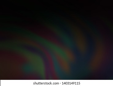 Dark Silver, Gray vector blurred shine abstract template. Colorful abstract illustration with gradient. The best blurred design for your business.